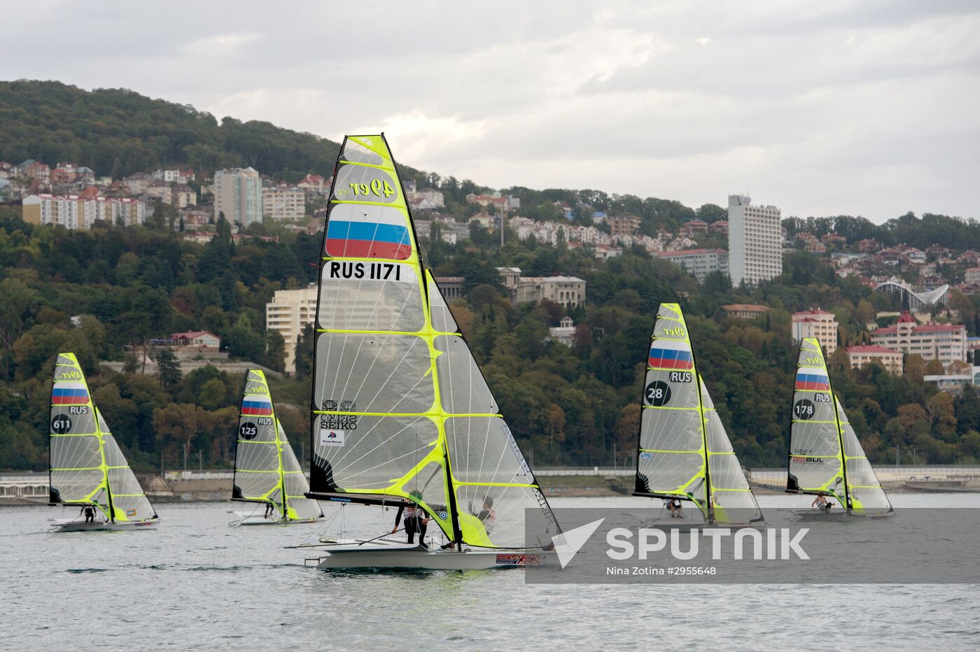 The Russian Olympic class yachts sailing championship