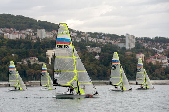 The Russian Olympic class yachts sailing championship
