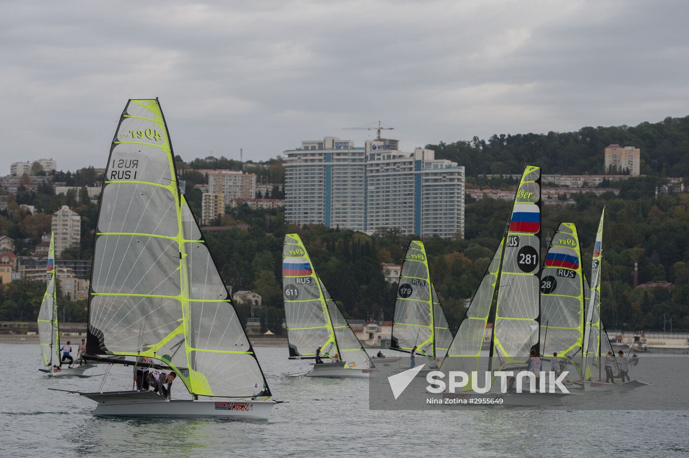 The Russian Olympic class sailing championship