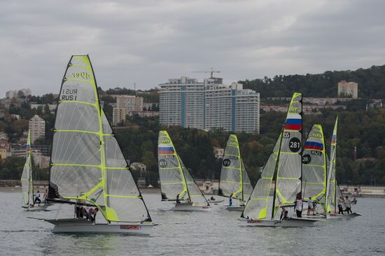 The Russian Olympic class sailing championship