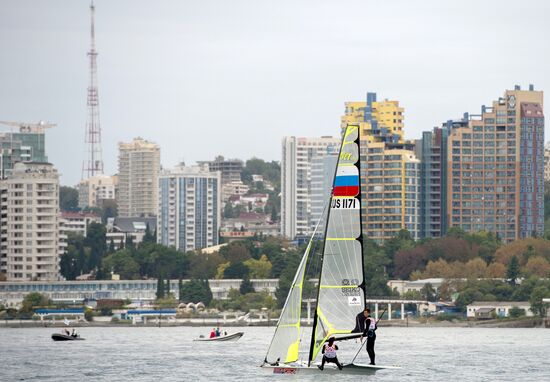 The Russian Olympic class yachts sailing championship
