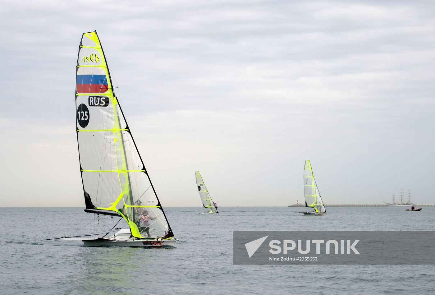 The Russian Olympic class yachts sailing championship