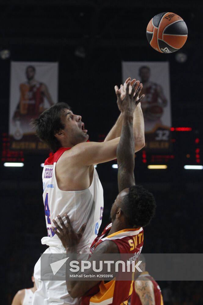 Euroleague Basketball. Galatasaray vs. CSKA