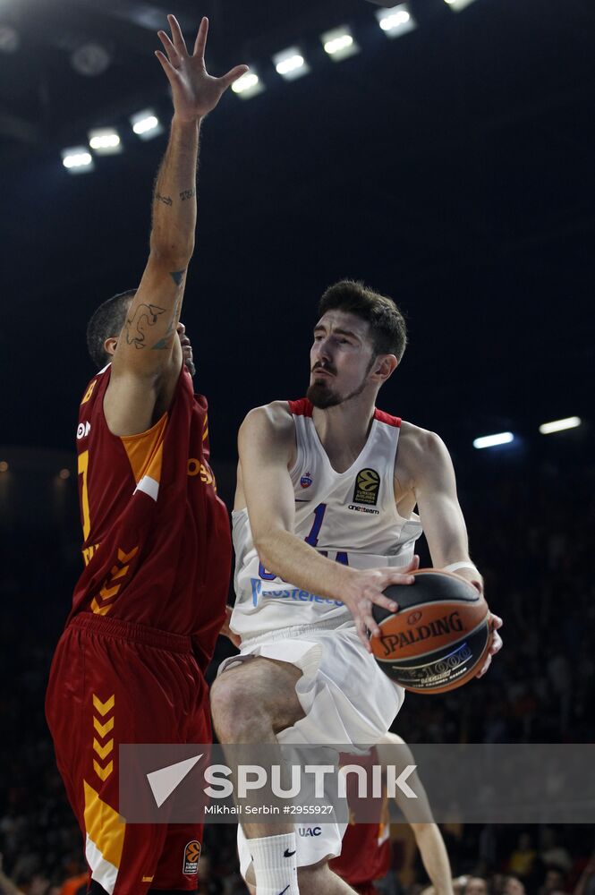Euroleague Basketball. Galatasaray vs. CSKA