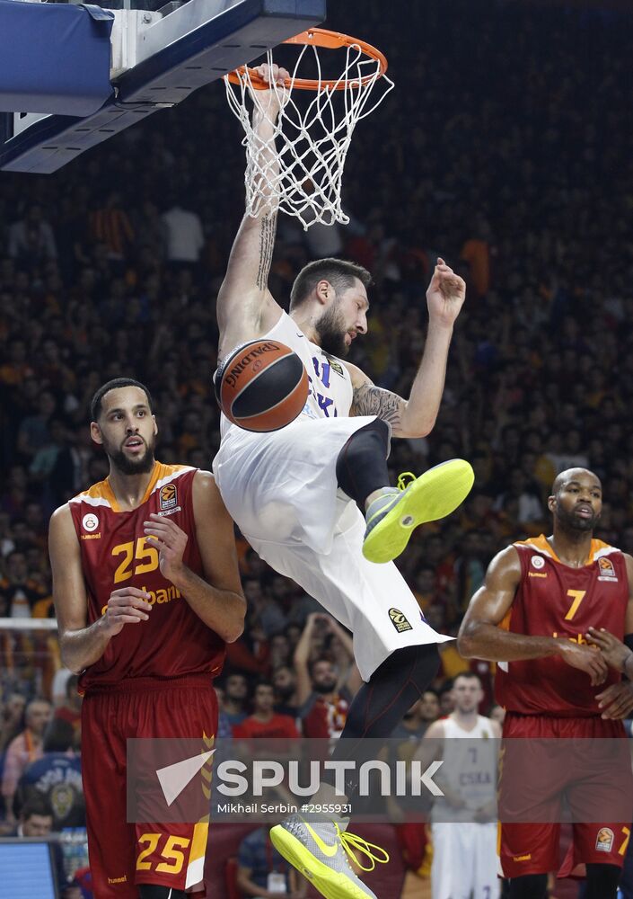 Euroleague Basketball. Galatasaray vs. CSKA