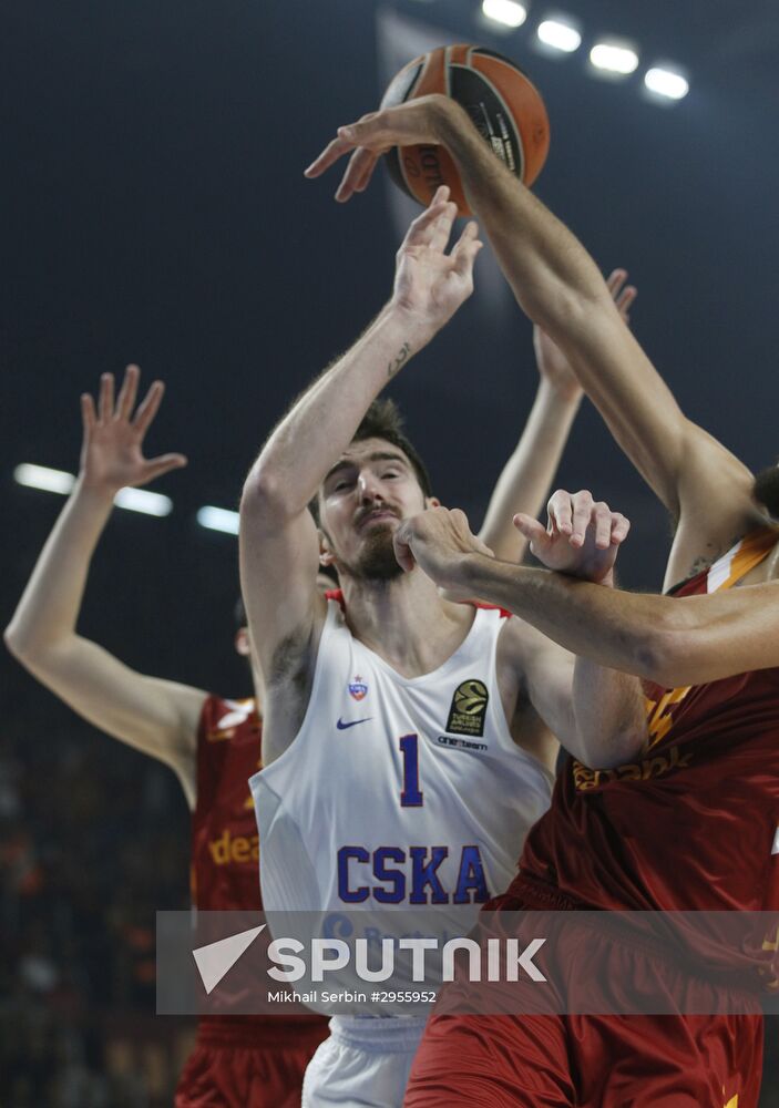 Euroleague Basketball. Galatasaray vs. CSKA