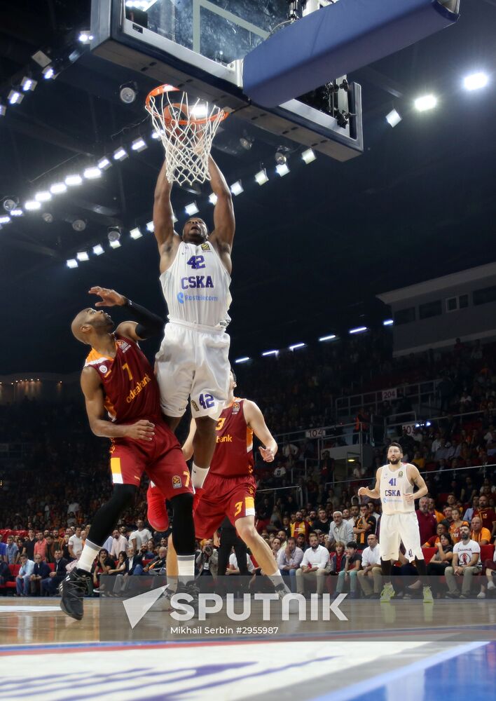 Basketball. EuroLeague. Galatasaray vs. CSKA
