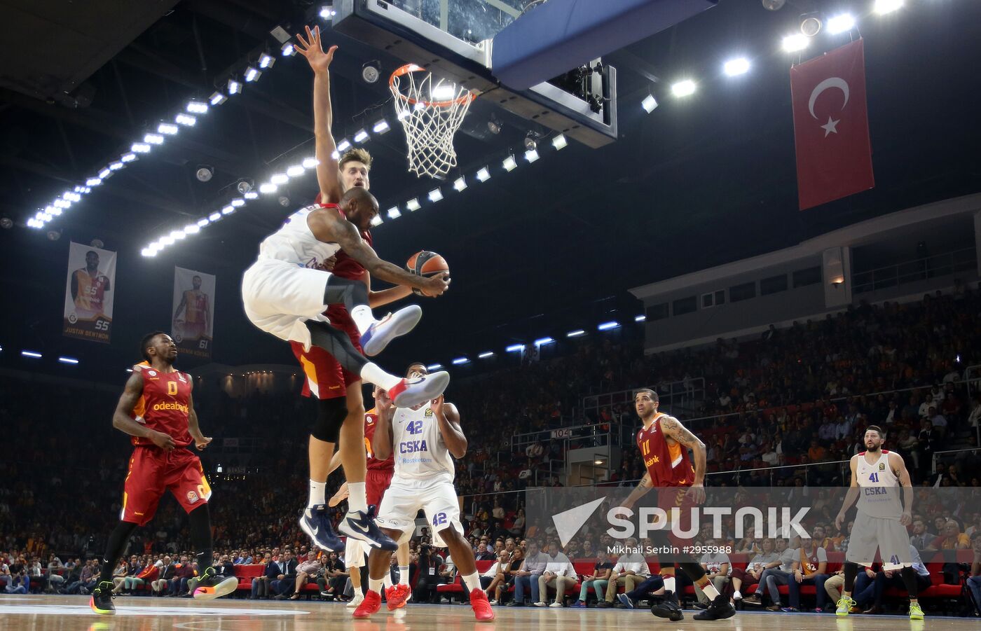 Basketball. EuroLeague. Galatasaray vs. CSKA