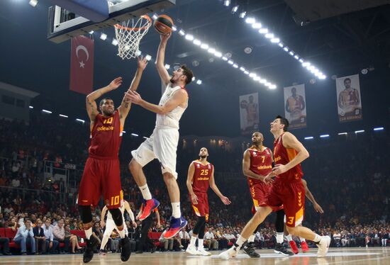 Basketball. EuroLeague. Galatasaray vs. CSKA