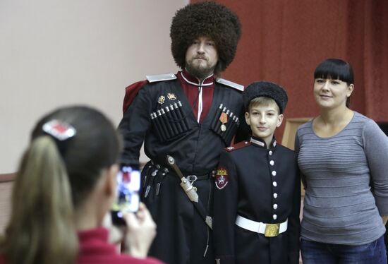 Opening the first Cossack grade in Crimea