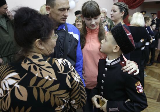 Opening the first Cossack grade in Crimea