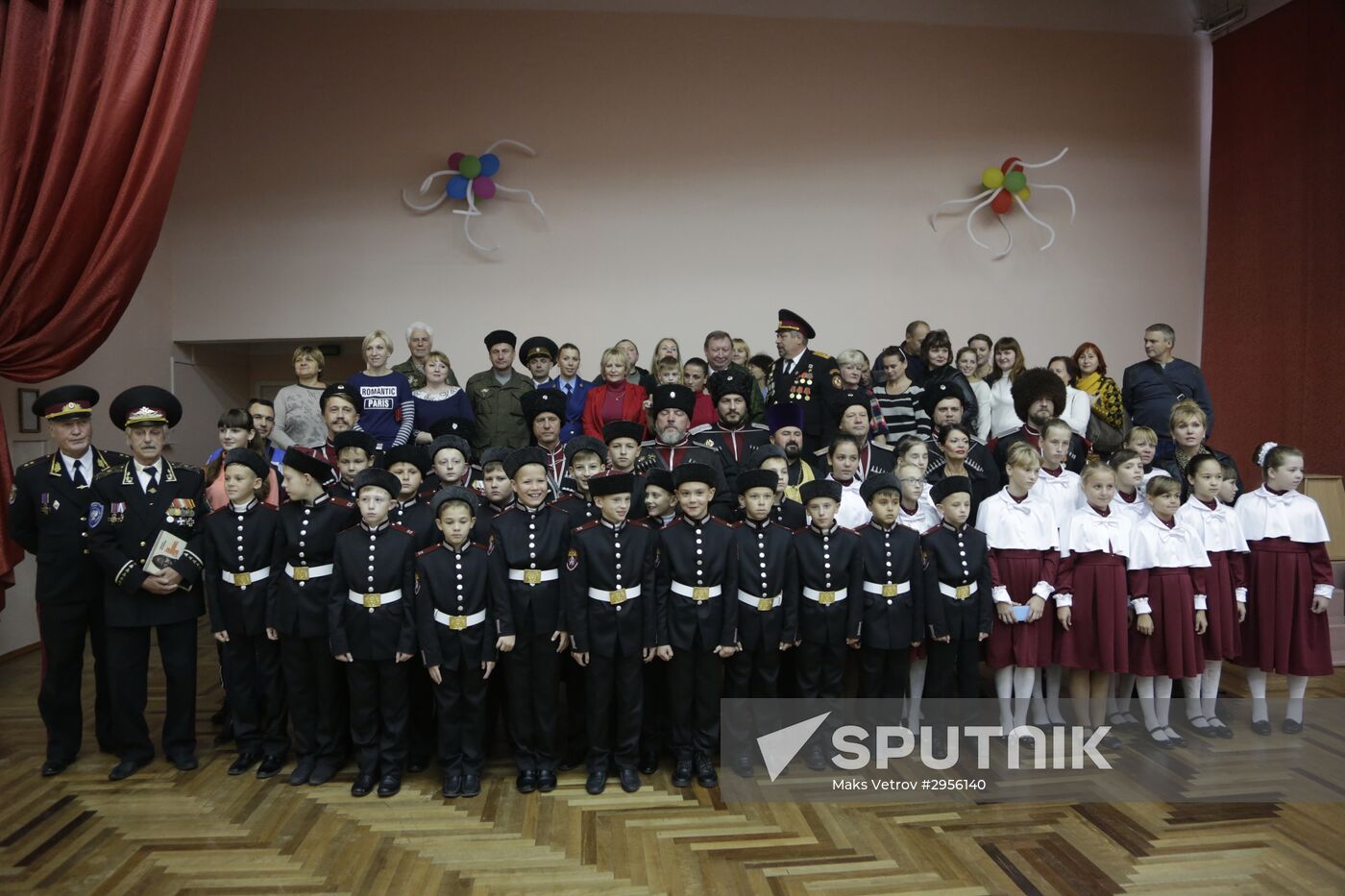 Opening the first Cossack grade in Crimea
