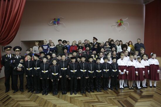 Opening the first Cossack grade in Crimea