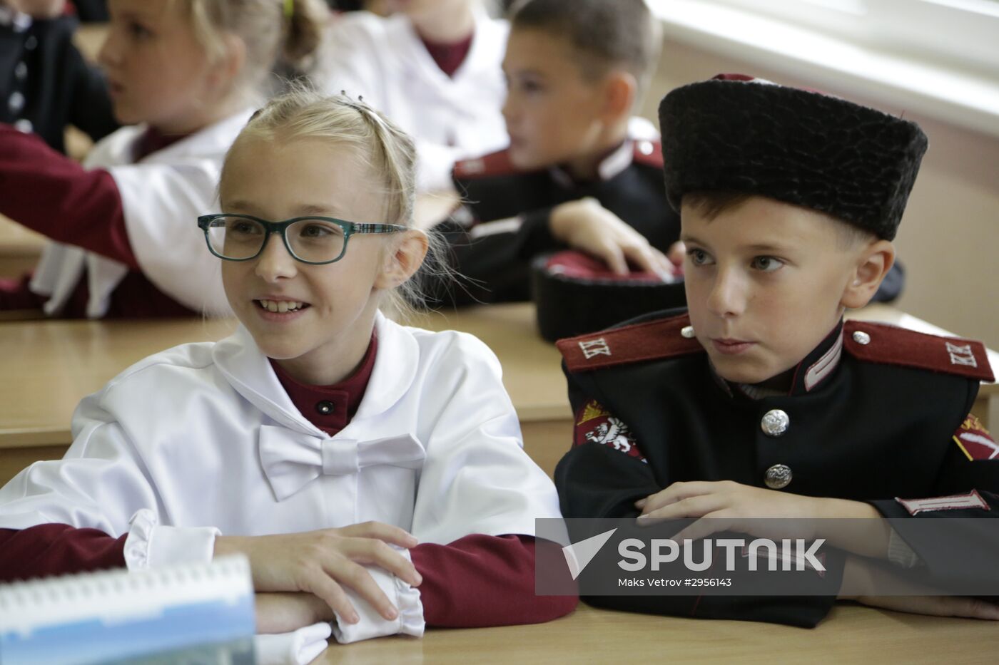 Opening the first Cossack grade in Crimea