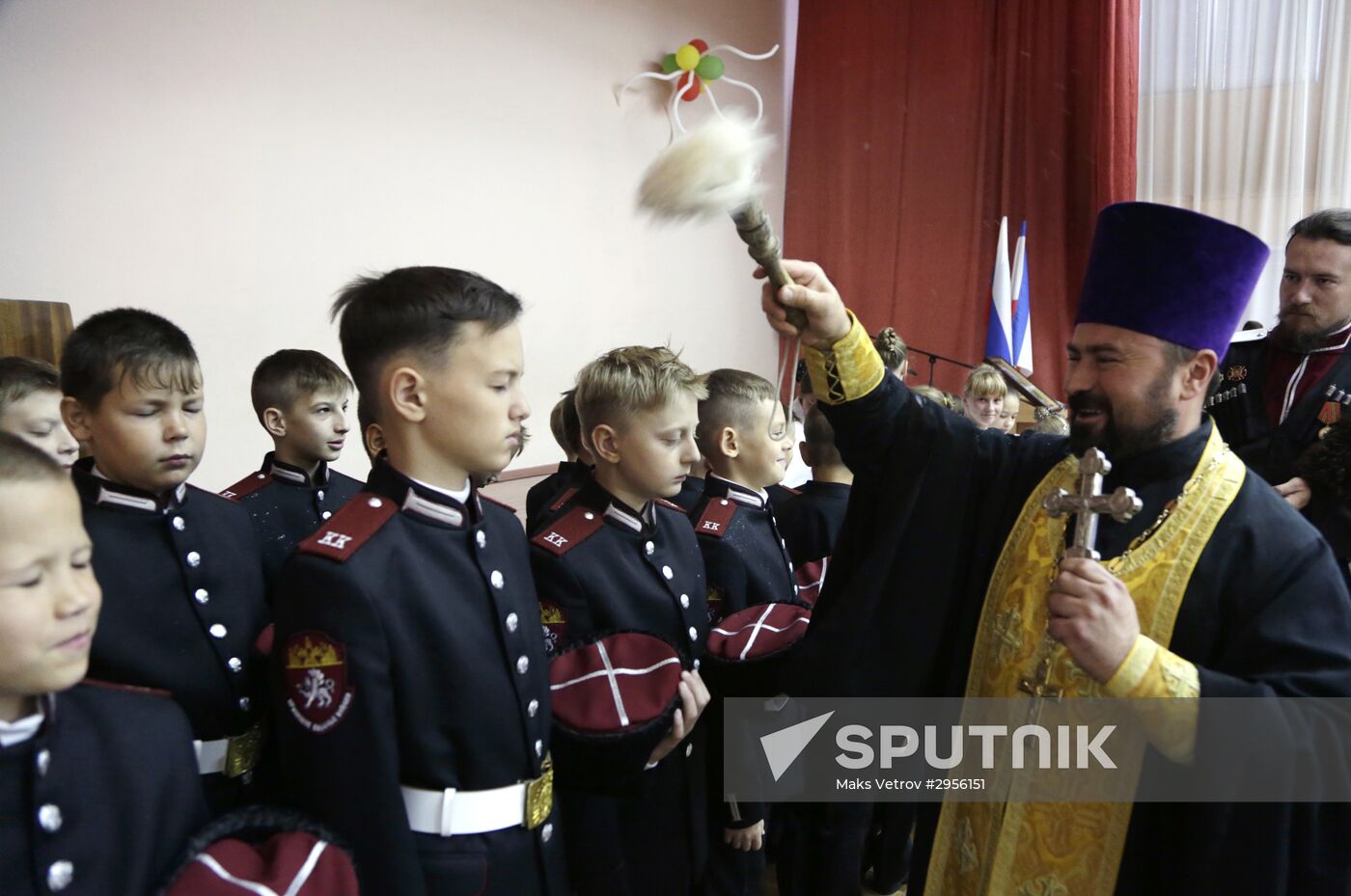 Opening the first Cossack grade in Crimea