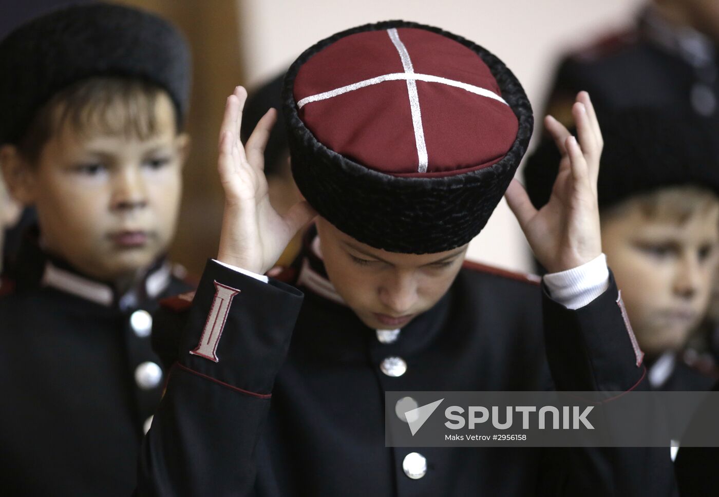 Opening the first Cossack grade in Crimea