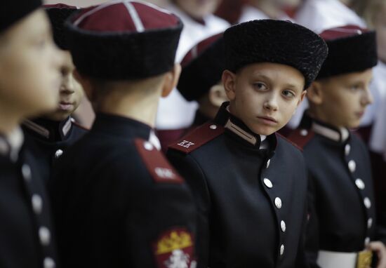 Opening the first Cossack grade in Crimea