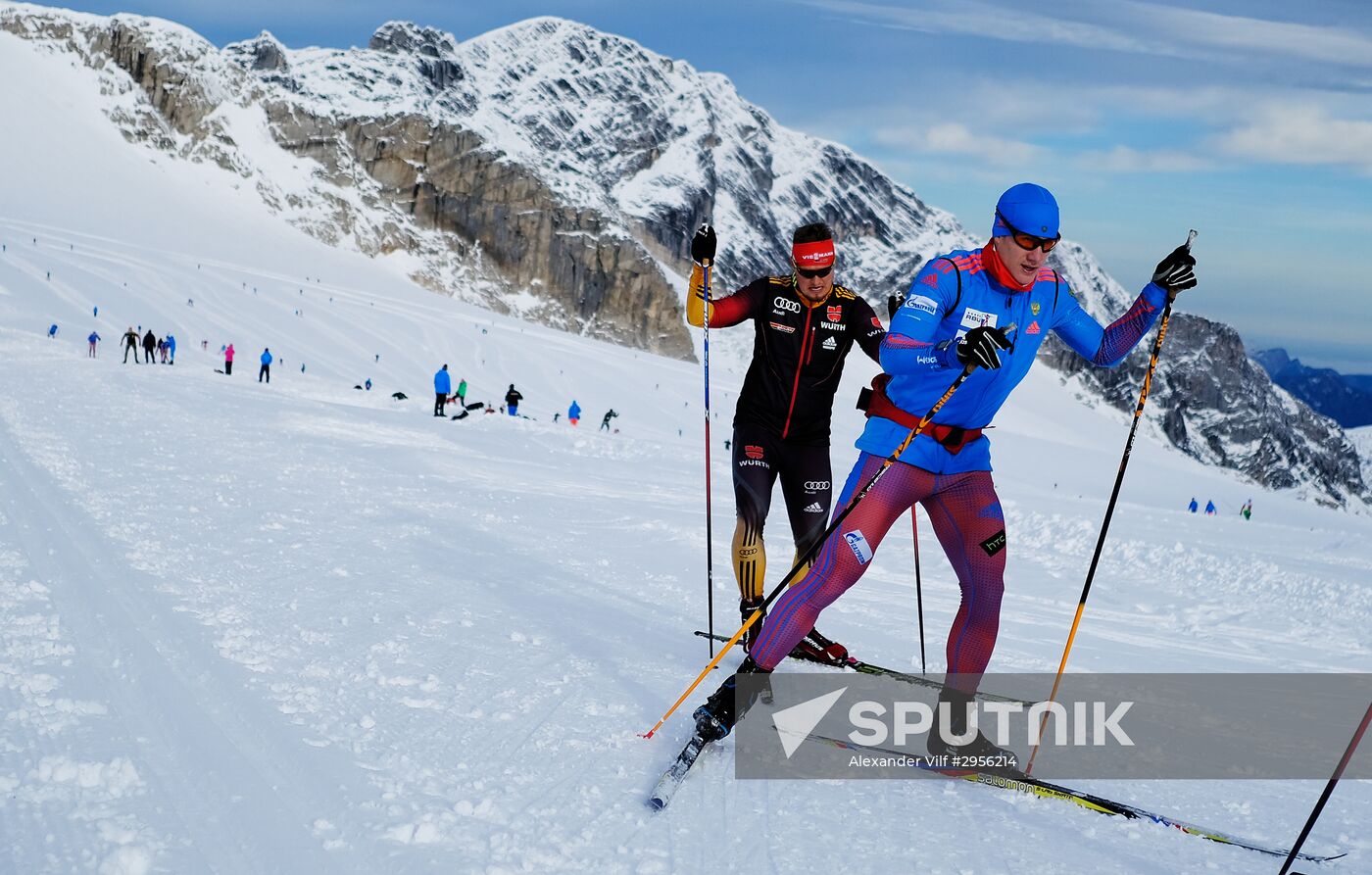 National biathlon team training session