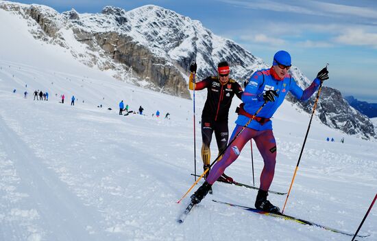 National biathlon team training session