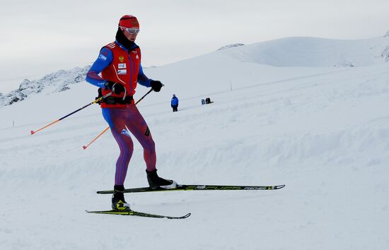 National biathlon team training session