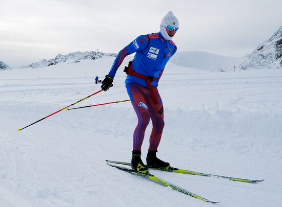 National biathlon team training session