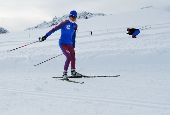 National biathlon team training session