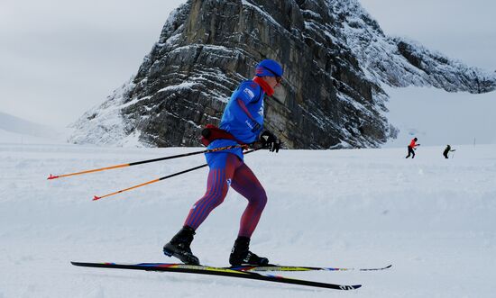 National biathlon team training session