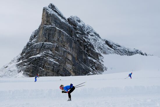 National biathlon team training session
