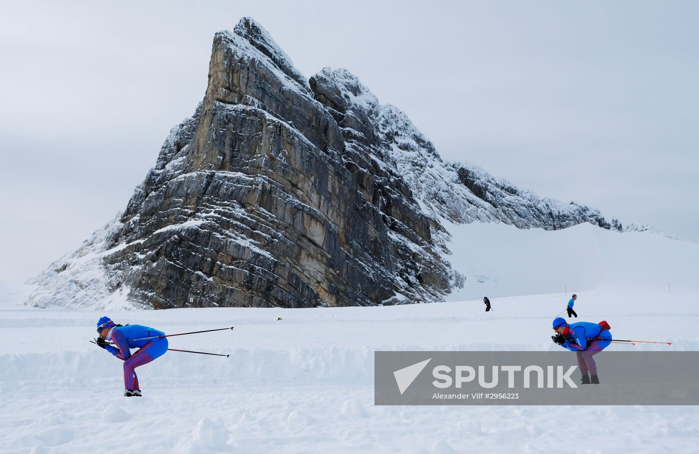 National biathlon team training session