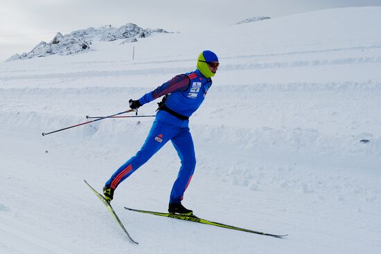 National biathlon team training session