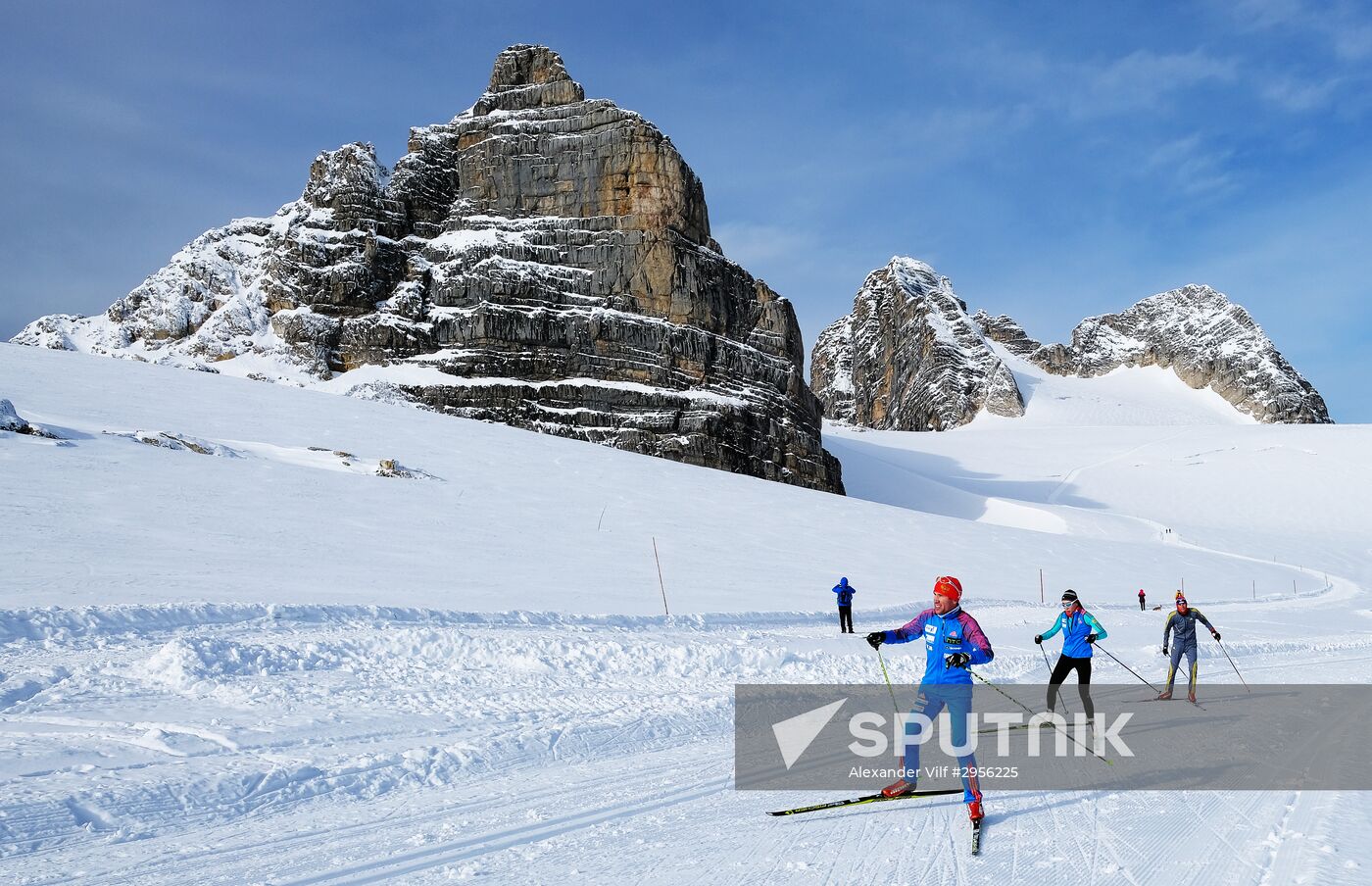 National biathlon team training session