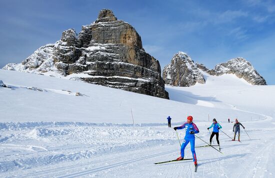 National biathlon team training session