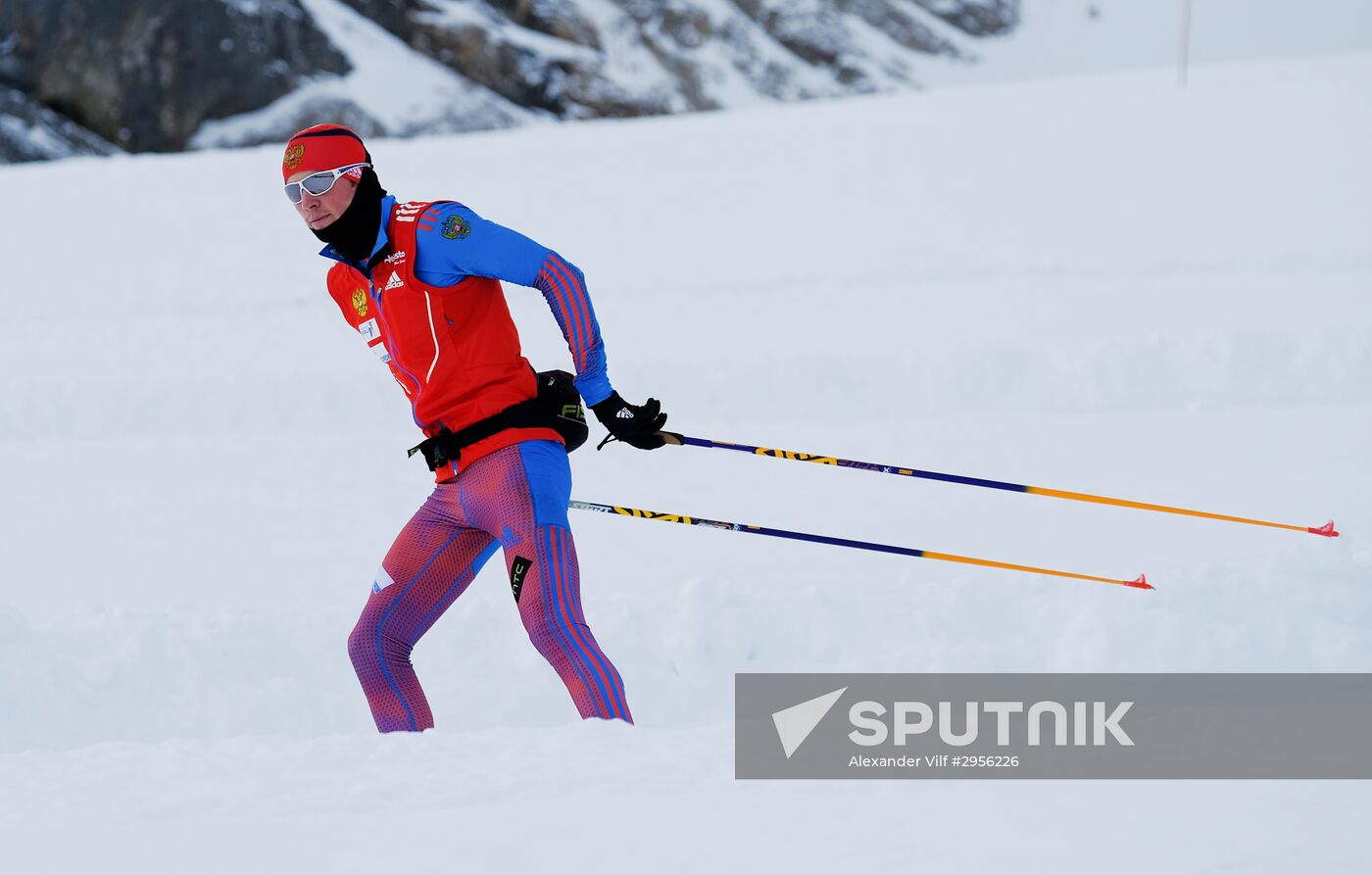 National biathlon team training session