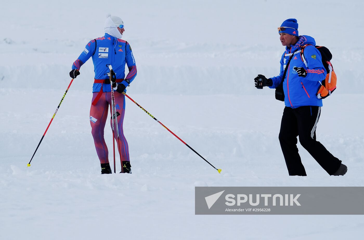National biathlon team training session