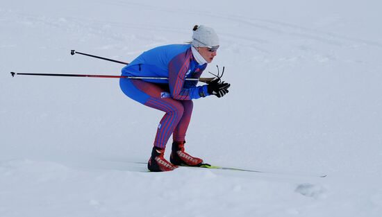 National biathlon team training session