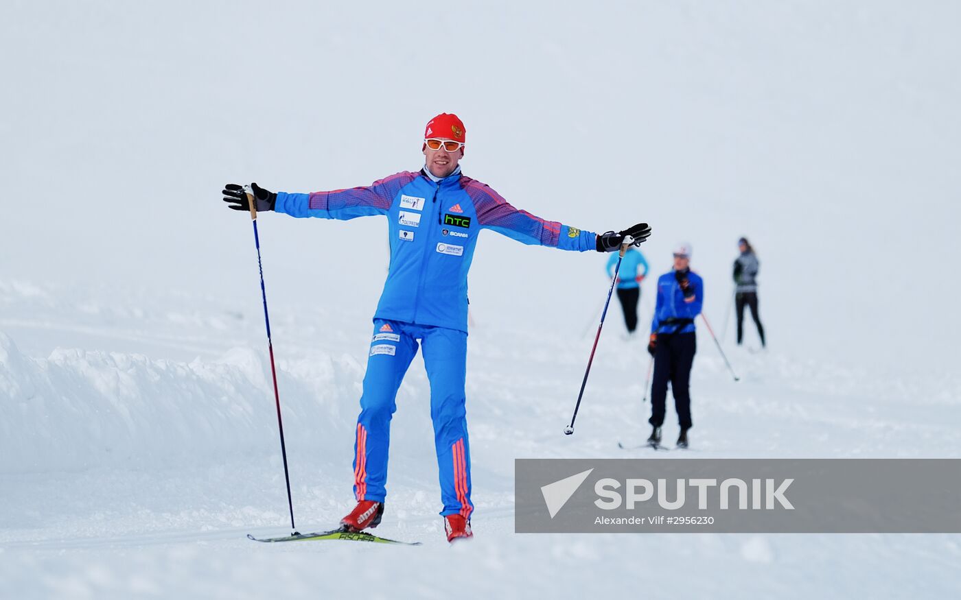 National biathlon team training session