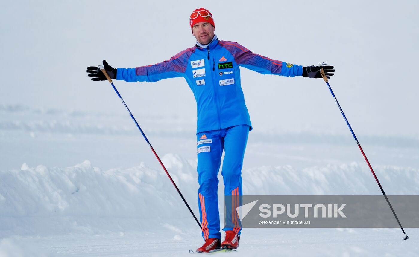 National biathlon team training session