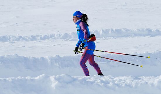 National biathlon team training session