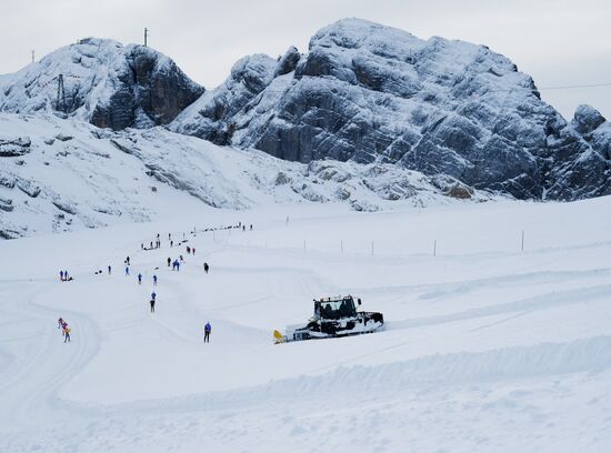 National biathlon team training session