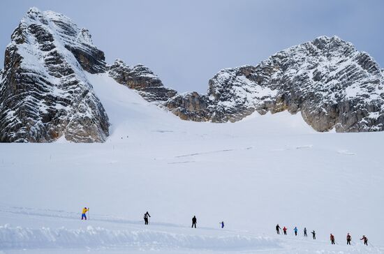 National biathlon team training session