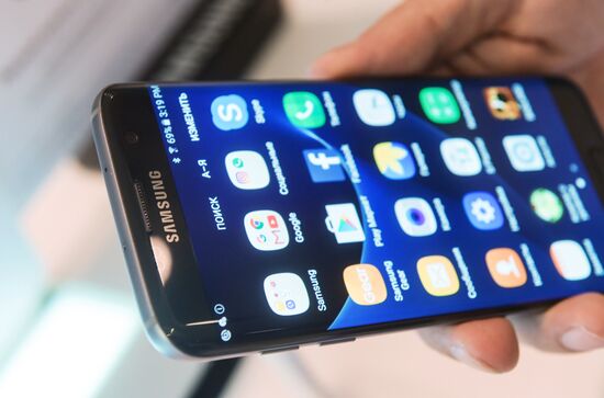 Samsung store on Tverskaya Street, Moscow