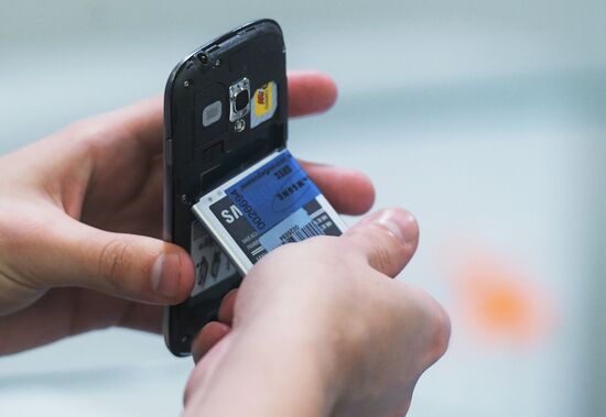 Samsung store on Tverskaya Street, Moscow