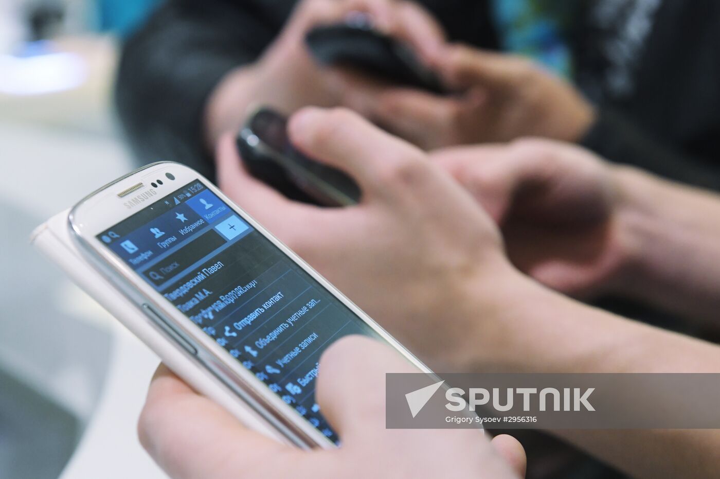 Samsung store on Tverskaya Street, Moscow