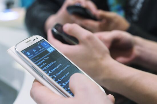 Samsung store on Tverskaya Street, Moscow