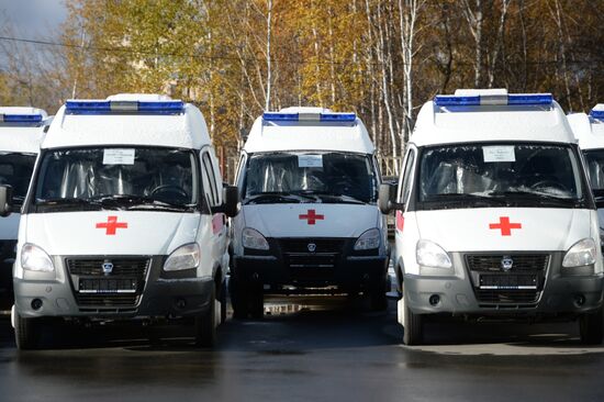 Ambulance vehicles for Sverdlovsk Region