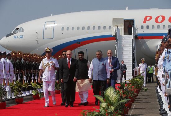 President Putin visits Goa, India