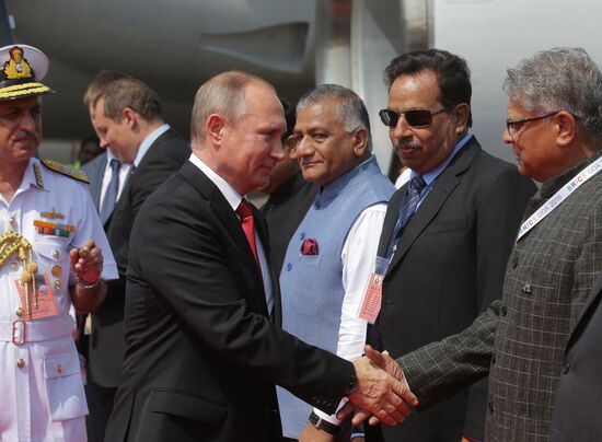 President Putin visits Goa, India
