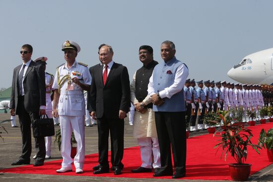 President Putin visits Goa, India