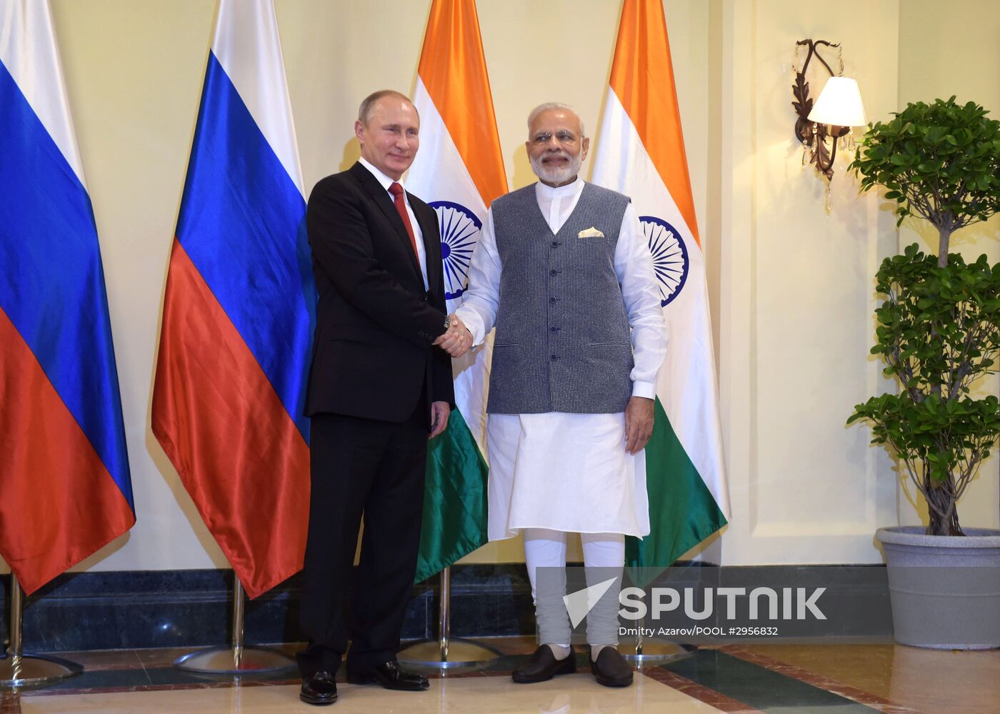 President Putin visits Goa, India