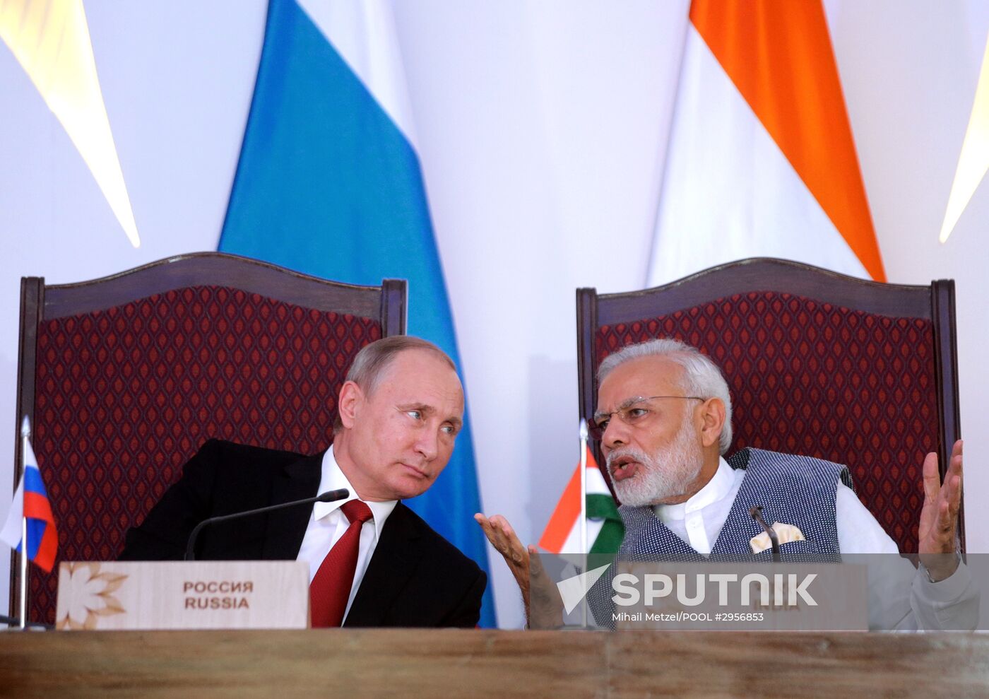 President Putin visits Goa, India